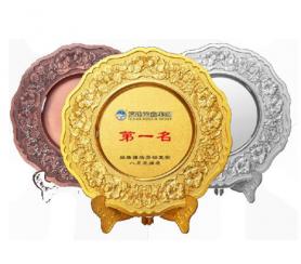 金屬獎(jiǎng)盤(pán)定制 獎(jiǎng)牌定制
