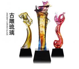 古法琉璃獎(jiǎng)杯 定制